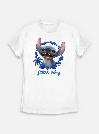 Disney Lilo & Stitch Live Action Vibes Womens T-Shirt