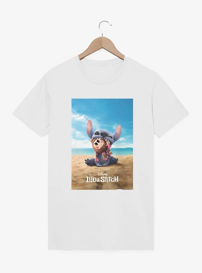 Disney Lilo & Stitch Live Action Beach Poster T-Shirt