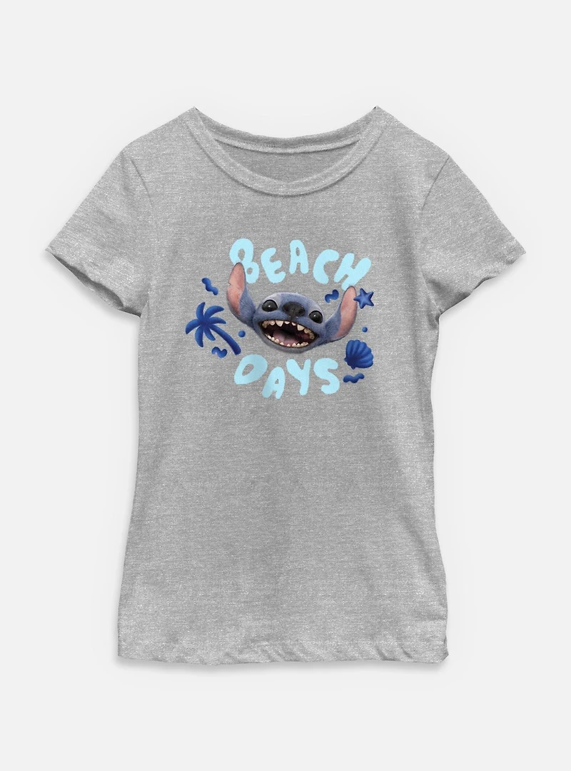 Disney Lilo & Stitch Live Action Beach Days Youth Girls T-Shirt