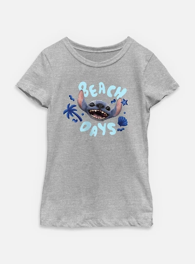 Disney Lilo & Stitch Live Action Beach Days Youth Girls T-Shirt