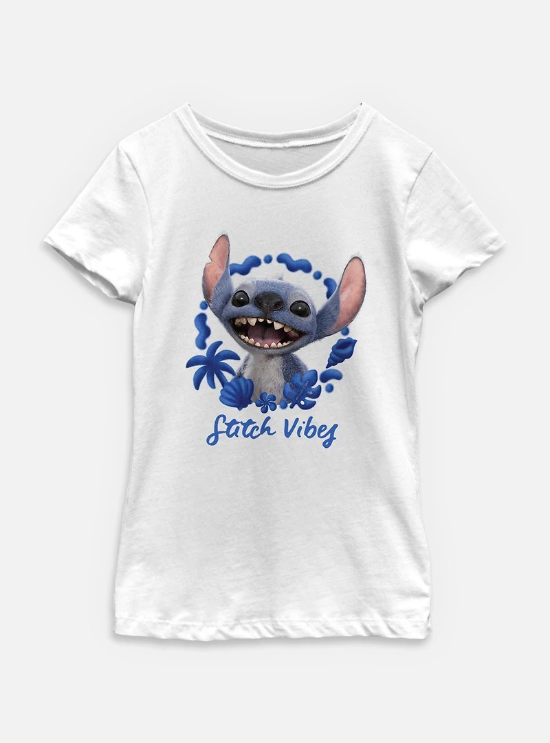 Disney Lilo & Stitch Live Action Vibes Youth Girls T-Shirt