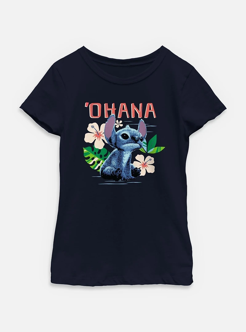 Disney Lilo & Stitch Live Action Always Ohana Youth Girls T-Shirt