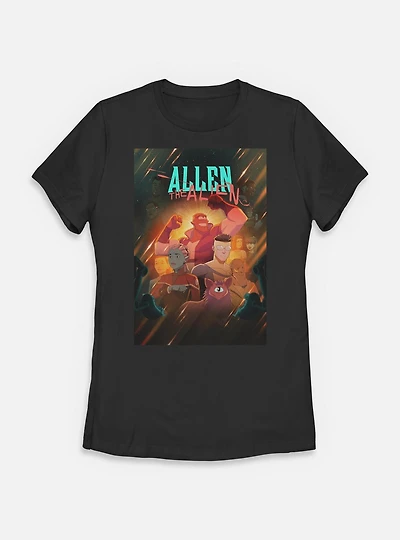 Invincible Allen The Alien Womens T-Shirt