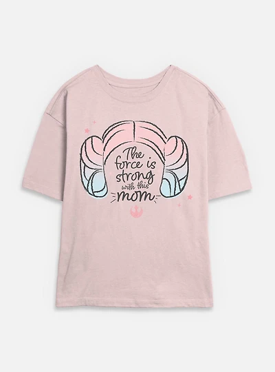 Star Wars The Force Is Strong With This Mom Womens Skimmer T-Shirt