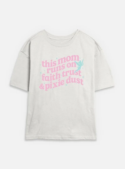 Disney Tinker Bell Mom Dust Womens Skimmer T-Shirt