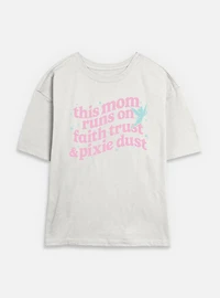 Disney Tinker Bell Mom Dust Womens Skimmer T-Shirt