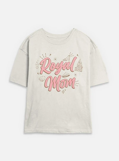 Disney Princesses Royal Mom Womens Skimmer T-Shirt
