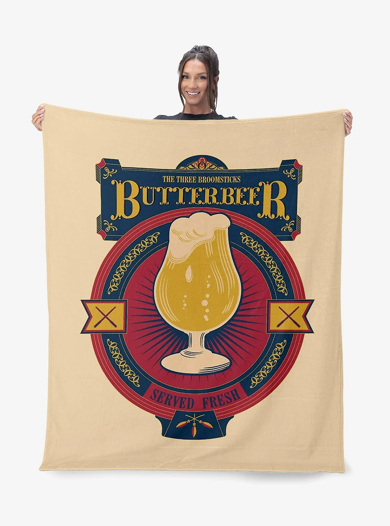 Harry Potter Served Fresh Silk Touch Sherpa Throw Blanket