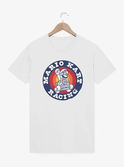 Nintendo Mario Kart Racing Vintage Style Logo T-Shirt