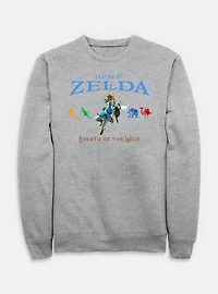 Nintendo Legend Of Zelda Breath The Wild and Divine Beasts Sweatshirt