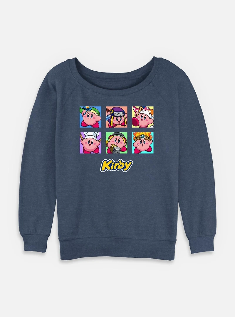 Nintendo Kirby Costumes Womens Slouchy Sweatshirt