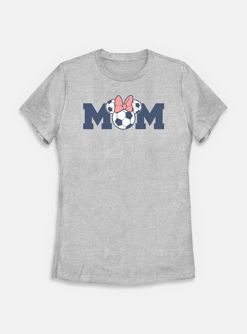 Disney Minnie Mouse Soccer Mom Womens T-Shirt
