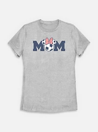 Disney Minnie Mouse Soccer Mom Womens T-Shirt