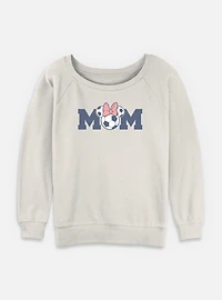 Disney Minnie Mouse Soccer Mom Womens Slouchy Sweatshirt