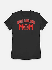 Marvel Spider-Man Most Amazing Collegiate Mom Womens T-Shirt
