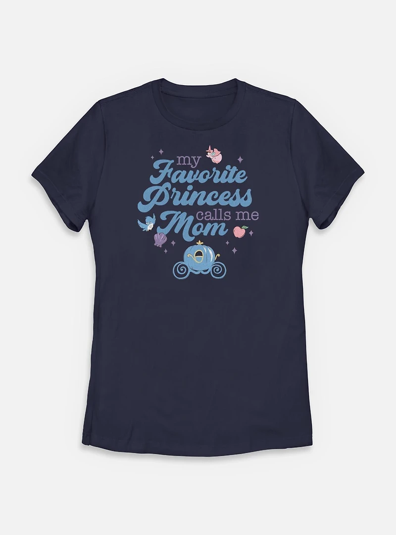 Disney Princesses My Favorite Princess Calls Me Mom Womens T-Shirt