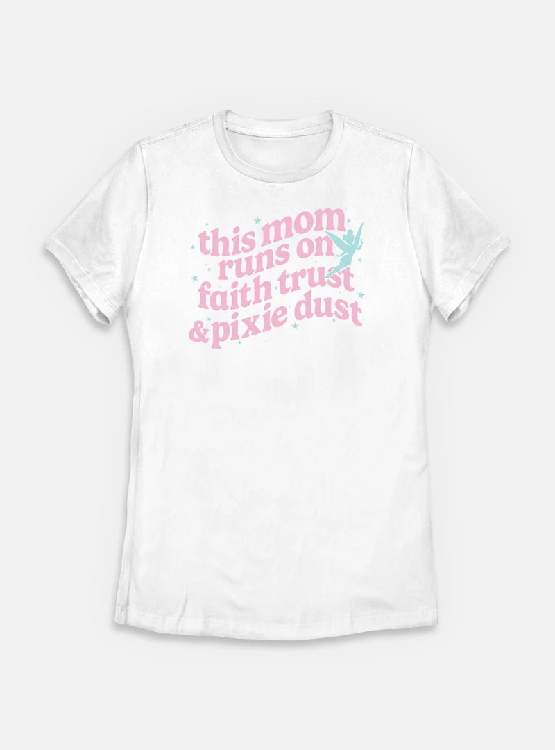 Disney Tinker Bell Mom Dust Womens T-Shirt
