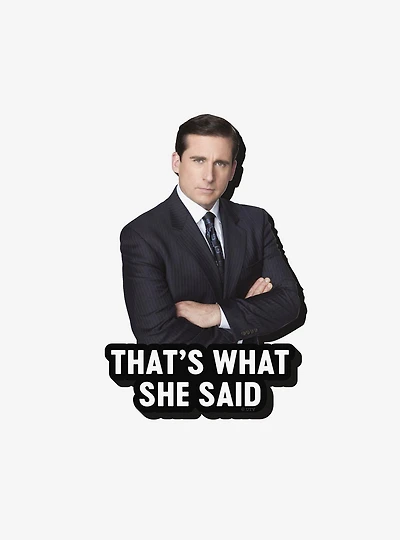 The Office Michael Scott That's What She Said Chunky Magnet