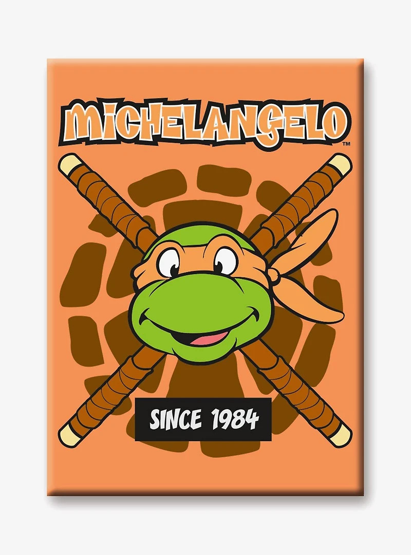 Teenage Mutant Ninja Turtles Michelangelo Flat Magnet
