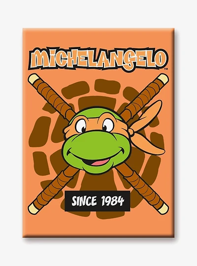 Teenage Mutant Ninja Turtles Michelangelo Flat Magnet