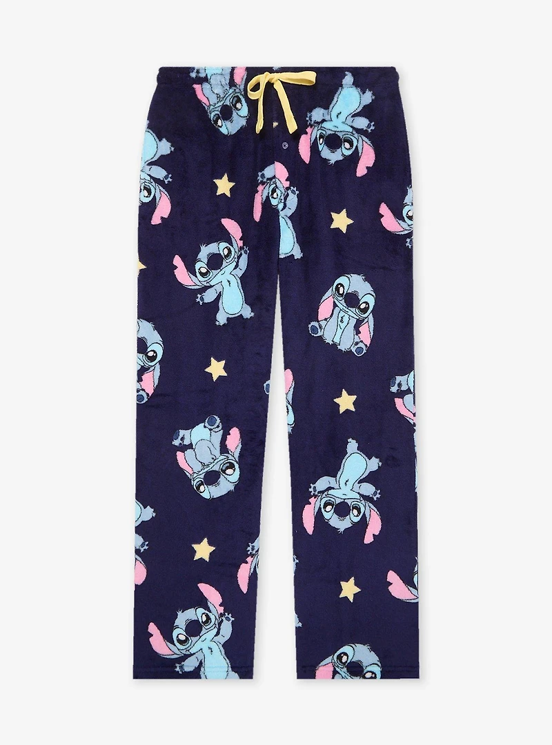 Disney Lilo & Stitch Stars Allover Print Plush Sleep Pants - BoxLunch Exclusive