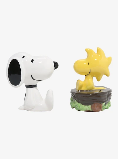 Peanuts Snoopy & Woodstock Figural Salt & Pepper Shaker Set