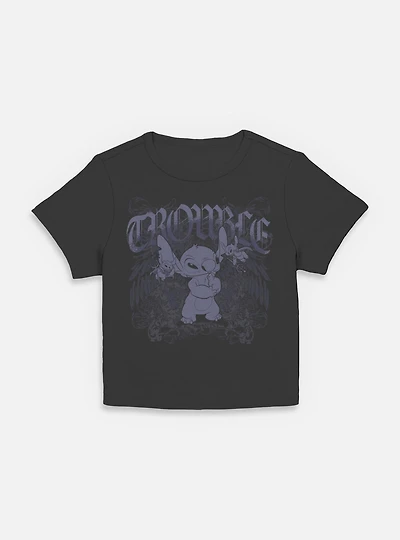 Disney Lilo & Stitch Total Trouble Womens Baby T-Shirt BoxLunch Exclusive