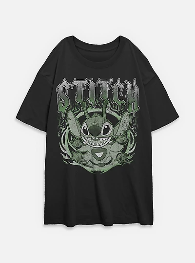 Disney Lilo & Stitch Experiment 626 Womens Oversized T-Shirt BoxLunch Exclusive
