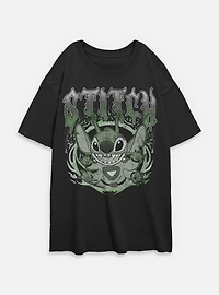 Disney Lilo & Stitch Experiment 626 Womens Oversized T-Shirt BoxLunch Exclusive