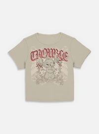 Disney Lilo & Stitch Total Trouble Womens Baby T-Shirt BoxLunch Exclusive