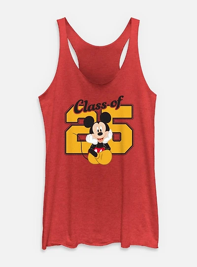Disney Mickey Mouse Class Of 25 Womens Tank