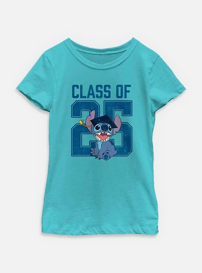 Disney Lilo & Stitch Class Of 25 Youth Girls T-Shirt