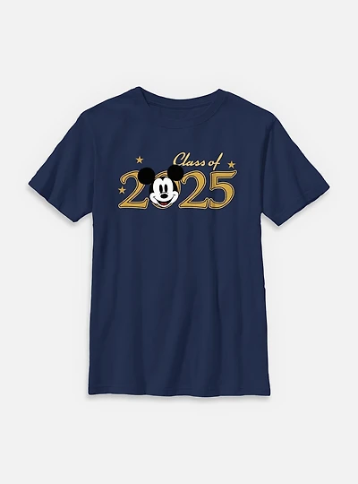 Disney Mickey Mouse Class Of 2025 Youth T-Shirt