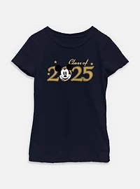 Disney Mickey Mouse Class Of 2025 Youth Girls T-Shirt