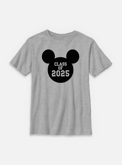 Disney Mickey Mouse Class Of 2025 Youth T-Shirt