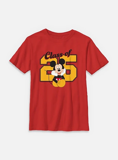 Disney Mickey Mouse Class Of 25 Youth T-Shirt