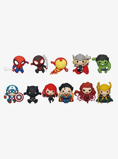 Marvel Series 10 Characters Blind Bag Figural Bag Clip