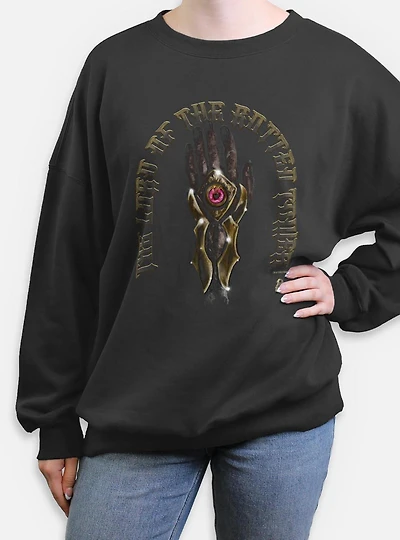 Dungeons & Dragons Hand Of Damned Womens Oversized Sweatshirt