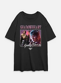Dungeons & Dragons Shadowheart Darkness Protect Me Womens Oversized T-Shirt