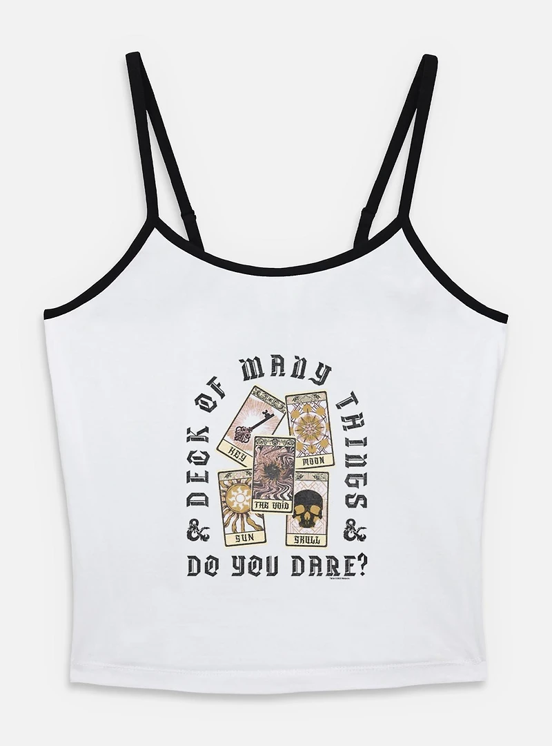 Dungeons & Dragons Do You Dare Deck Womens Cami