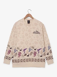 Disney The Emperor's New Groove Embroidered Icons Crewneck - BoxLunch Exclusive