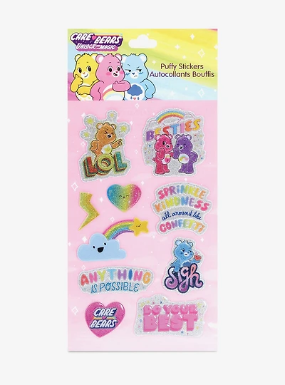 Care Bears Puffed Sticker Set