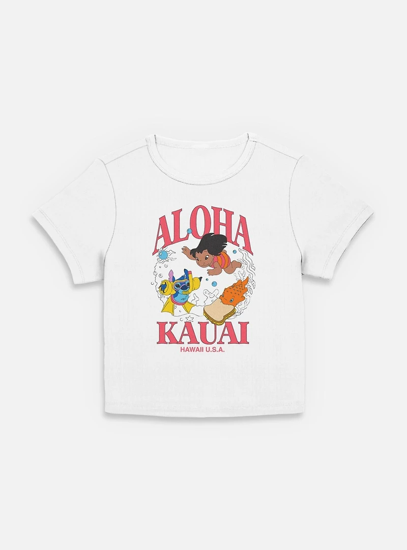 Disney Lilo & Stitch Aloha Kauai Womens Baby T-Shirt