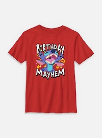 Disney Lilo & Stitch Birthday Mayhem Youth T-Shirt