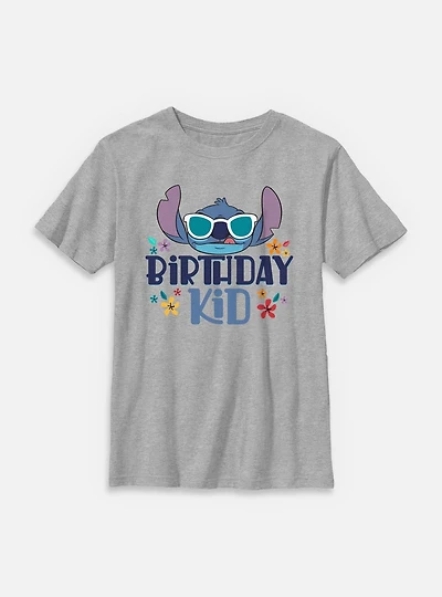 Disney Lilo & Stitch Birthday Kid Youth T-Shirt