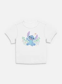 Disney Lilo & Stitch Spring Vibes Womens Baby T-Shirt