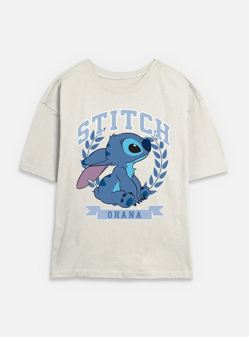 Disney Lilo & Stitch Athletic Womens Skimmer T-Shirt