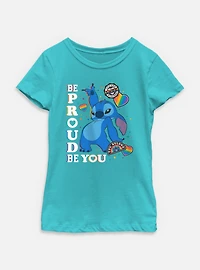 Disney Lilo & Stitch Be Proud You Youth Girls T-Shirt