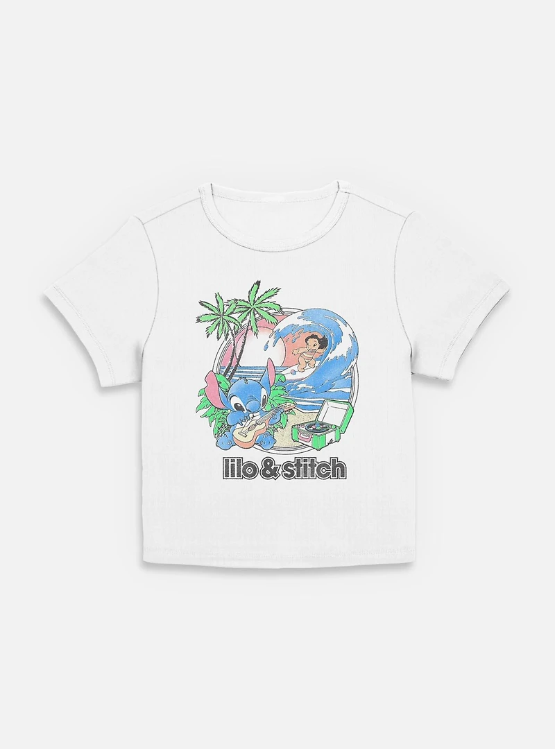 Disney Lilo & Stitch Beach Duo Womens Baby T-Shirt