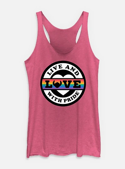 Disney Lilo & Stitch Live Love With Pride Tank Top